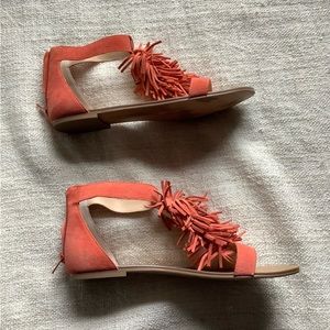Sole Society Fringe Sandals
